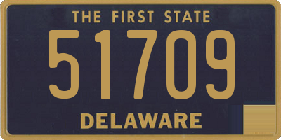 DE license plate 51709