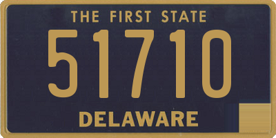 DE license plate 51710