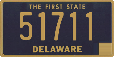 DE license plate 51711