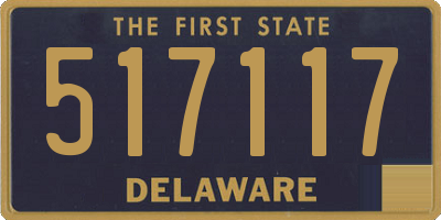 DE license plate 517117