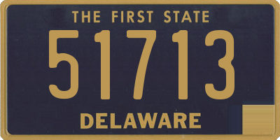 DE license plate 51713