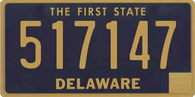 DE license plate 517147