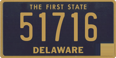 DE license plate 51716