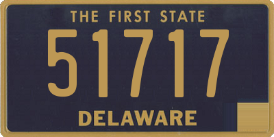 DE license plate 51717