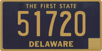 DE license plate 51720