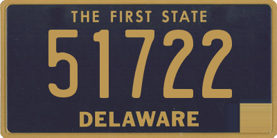 DE license plate 51722