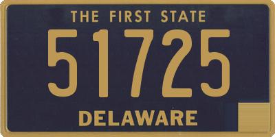 DE license plate 51725