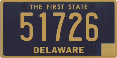 DE license plate 51726