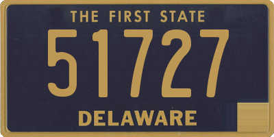 DE license plate 51727