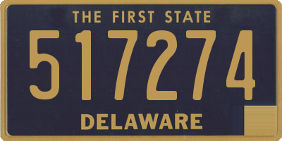 DE license plate 517274