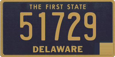 DE license plate 51729