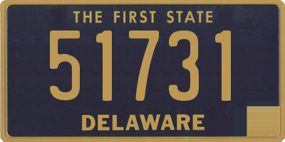 DE license plate 51731