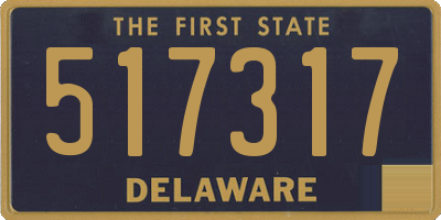 DE license plate 517317