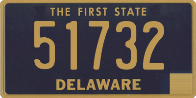 DE license plate 51732