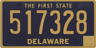 DE license plate 517328