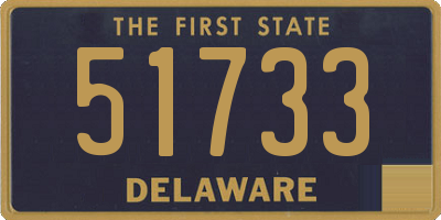 DE license plate 51733