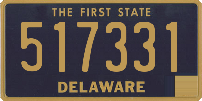 DE license plate 517331