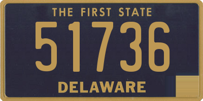 DE license plate 51736