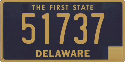 DE license plate 51737