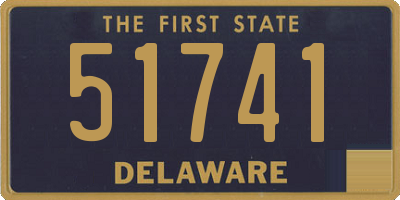 DE license plate 51741