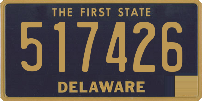 DE license plate 517426