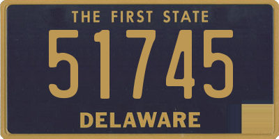 DE license plate 51745