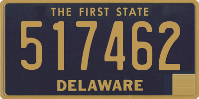 DE license plate 517462