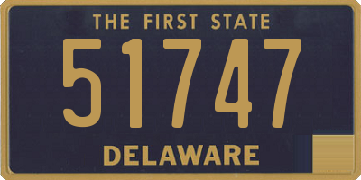 DE license plate 51747