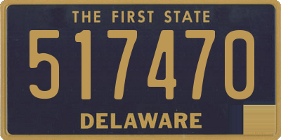 DE license plate 517470