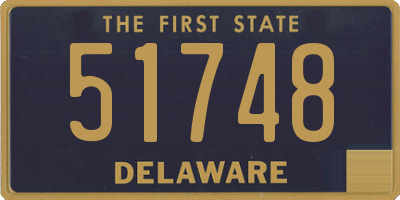 DE license plate 51748