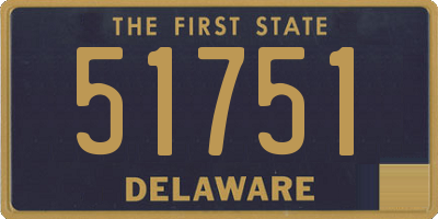 DE license plate 51751