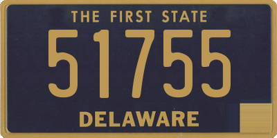 DE license plate 51755