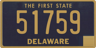 DE license plate 51759