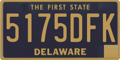 DE license plate 5175DFK