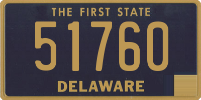 DE license plate 51760