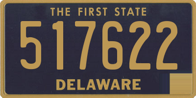 DE license plate 517622