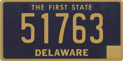 DE license plate 51763