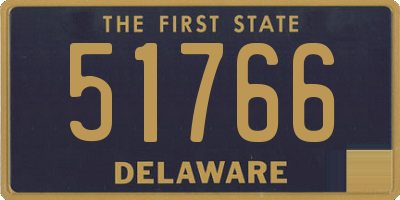 DE license plate 51766