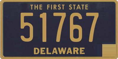 DE license plate 51767