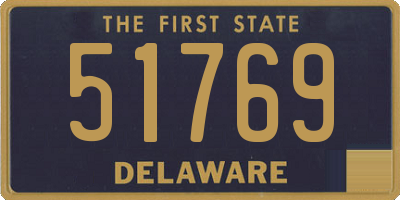 DE license plate 51769