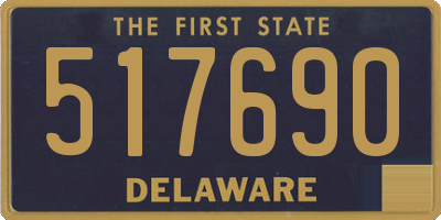DE license plate 517690