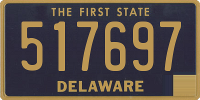 DE license plate 517697