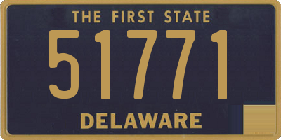 DE license plate 51771