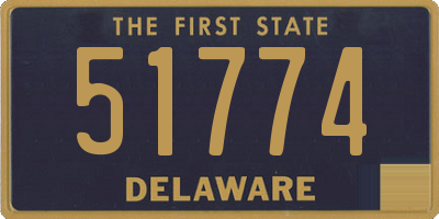 DE license plate 51774