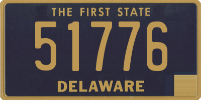 DE license plate 51776