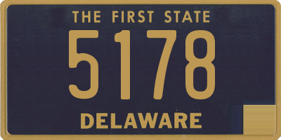 DE license plate 5178