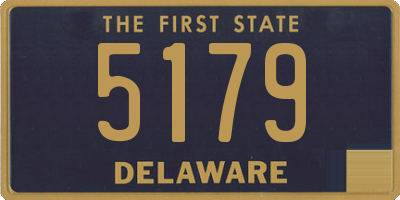 DE license plate 5179