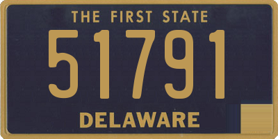 DE license plate 51791