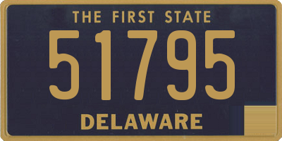 DE license plate 51795