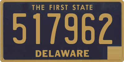 DE license plate 517962